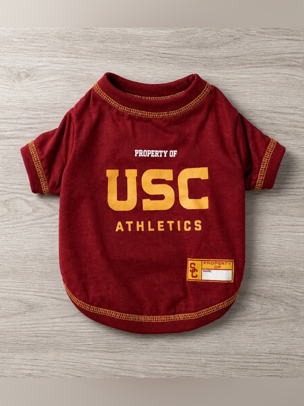 Pets First College USC Trojans Tee Shirt, Small